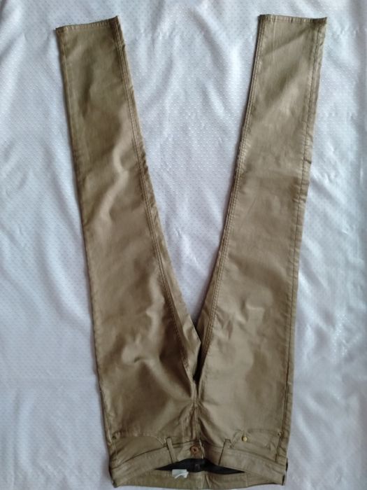 Spodnie  damskie złote H&M S/M