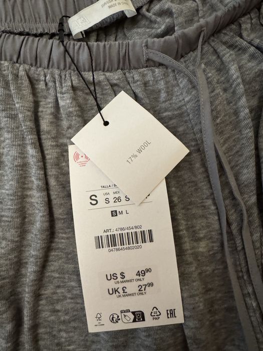 Жіночі сірі штани zara, oysho