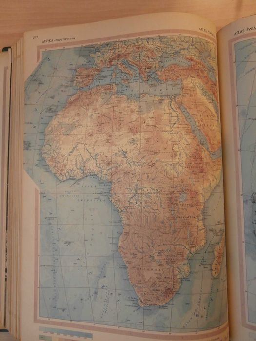 Atlas Świata wydanie z 1962 roku - PRL