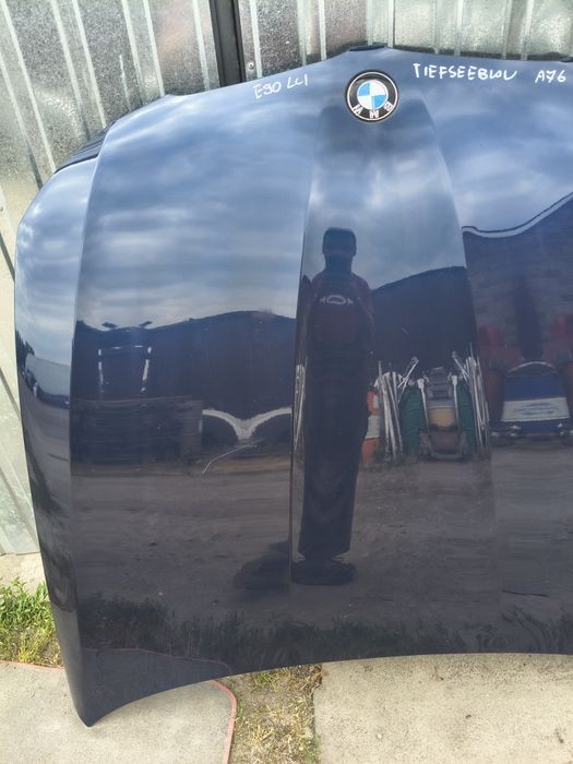 Maska przód BMW E90 E91 TIEFSEEBLAU METALLIC A76 Lift LCI Wysyłka