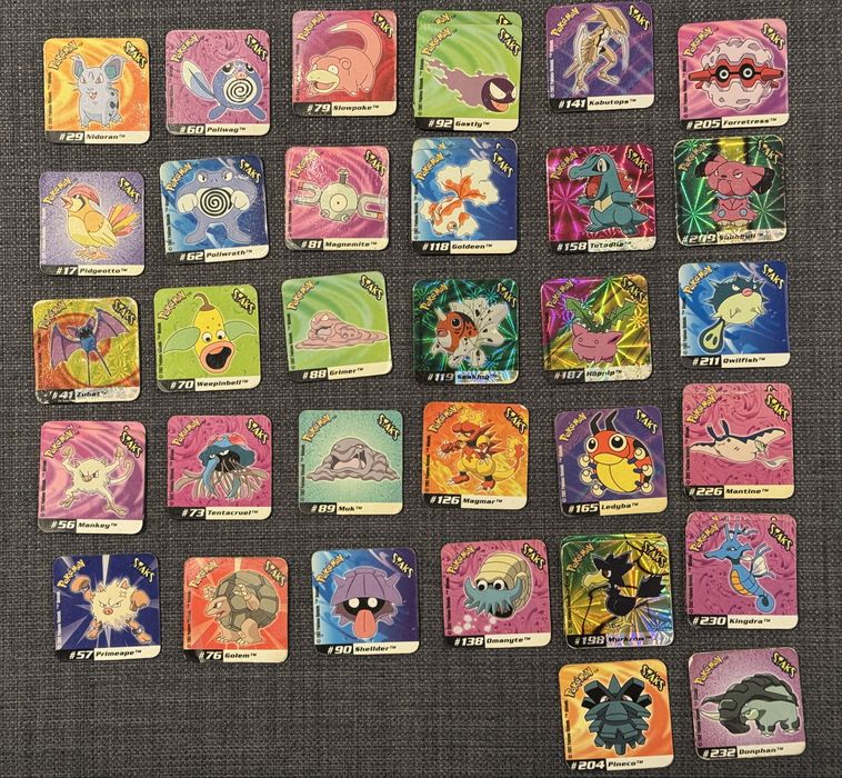 Staks Pokemon Coleção Panini