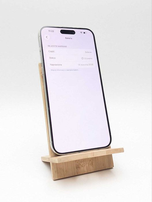 Apple iPhone 15 Pro Max 256GB Biały| eSim | bateria 100%