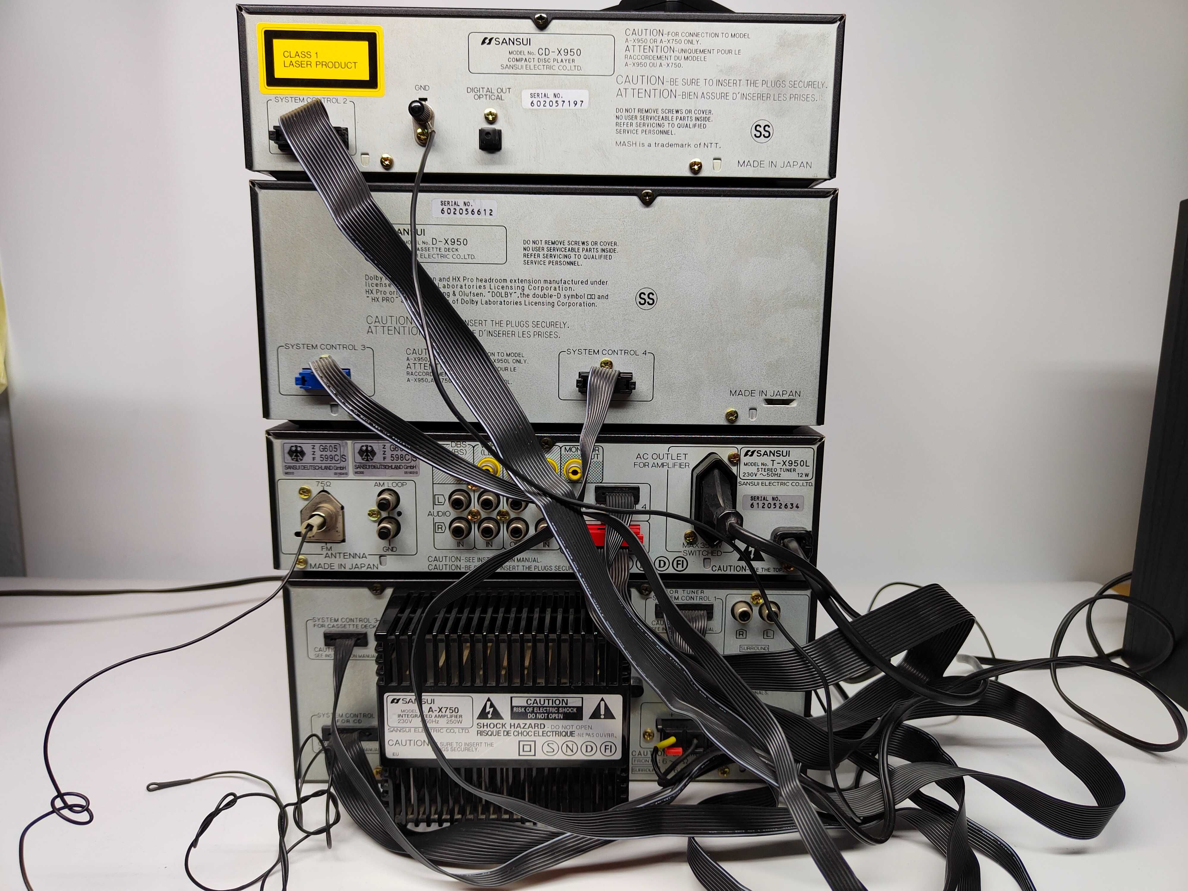 SANSUI A-X750 wieża stereo z pilotem Karpacz • OLX.pl