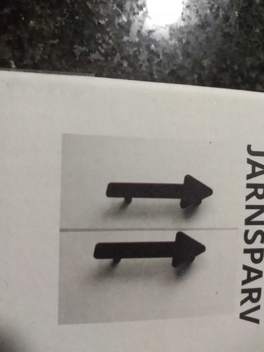 Puxadores em preto Ikea