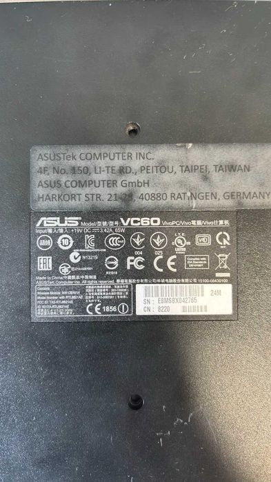 ASUS VC60 - Mini PC - I3 2.4Ghz 8GB DDR3 SSD 120Gb