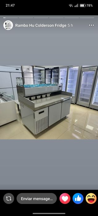 Vitrines equipamentos restauração