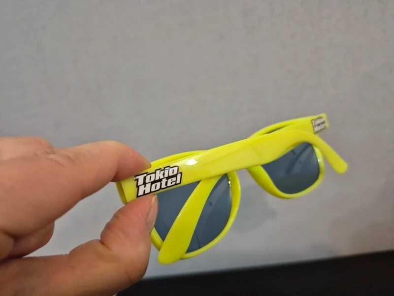 Tokio Hotel okulary przeciwsłoneczne limonkowe