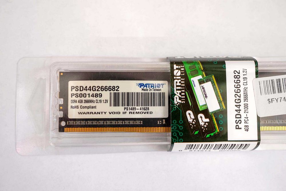 Оперативна пам'ять Patriot DDR4-2666 4096MB