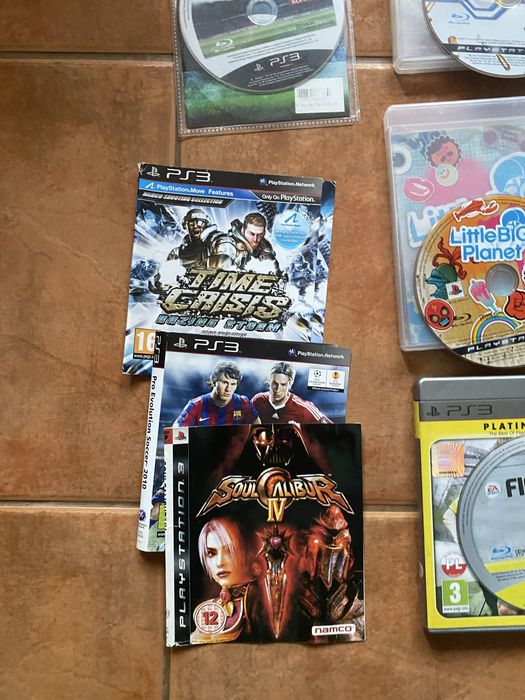 Gry ps3, Time Crisis 4, Street Fighter IV ultra, wolfenstein
