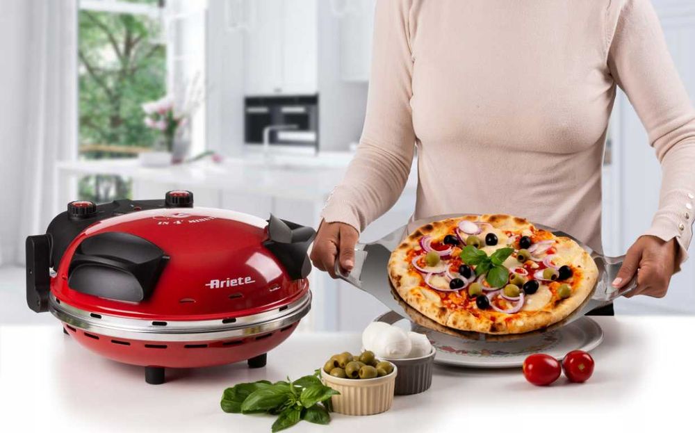 Piec Do Pizzy Ariete 909 Czerwony Metalowe Łopatki Nożyk Ebooki