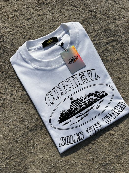 Corteiz “Rules The World” T-Shirt Branca
