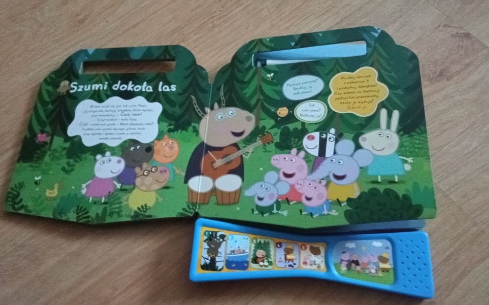Nowa dźwiękowa książeczka ze zmywalnym flamastrem Peppa Pig