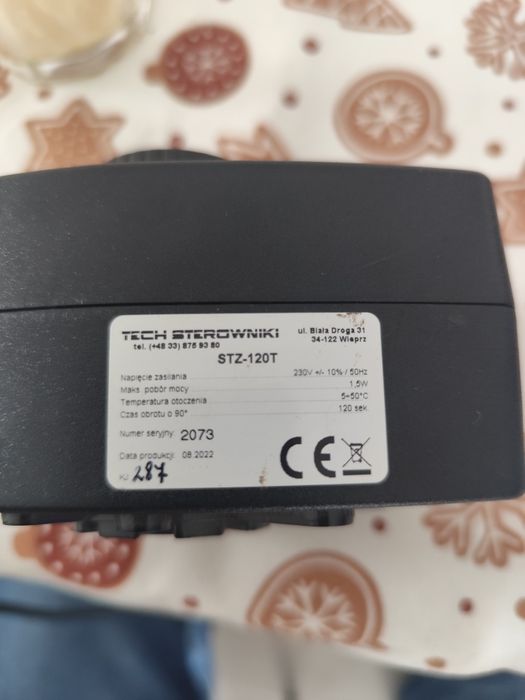 Siłownik mieszacza tech uszkodzony