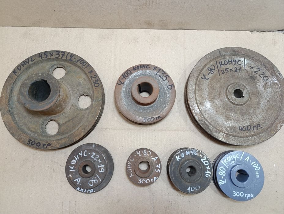 Шків шкіф профіль А, Б, С.