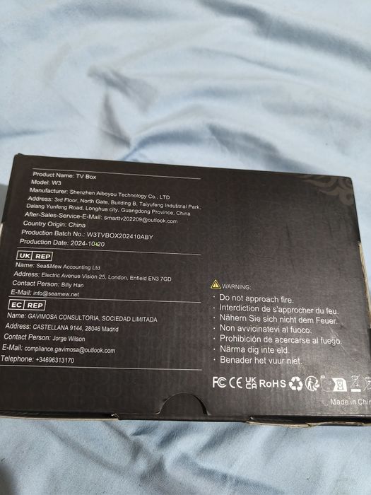 TV Box W3 Smart TV | 4K UHD | Android | Komplet + Adapter PL