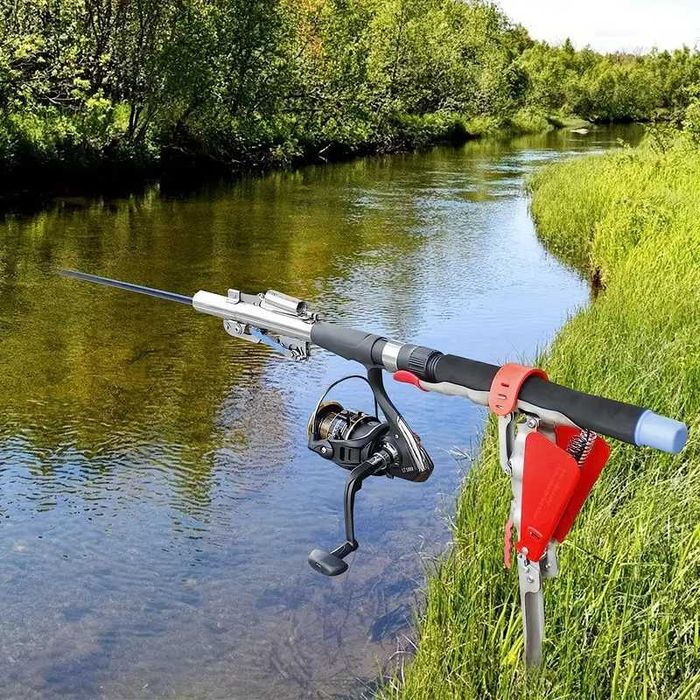 Suporte De Vara Automática De Pesca De Aço Inoxidável