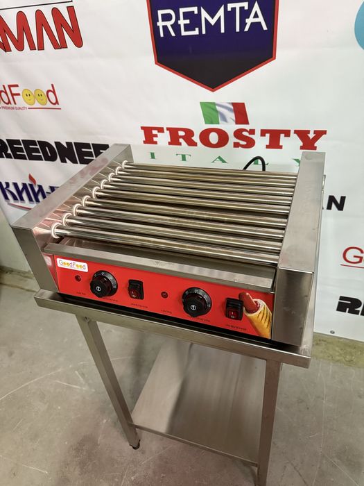 Гриль Роликовий Для Сосисок-Ковбасок Хот-Дог На 9 Роликів!