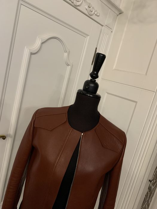 MAX MARA kurteczka bez podszewki, skóra naturalna