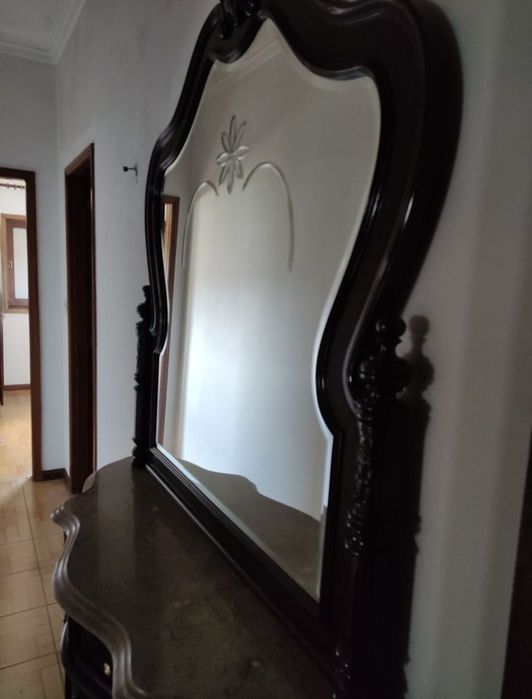 Móvel consola para hall de entrada ou sala e espelho