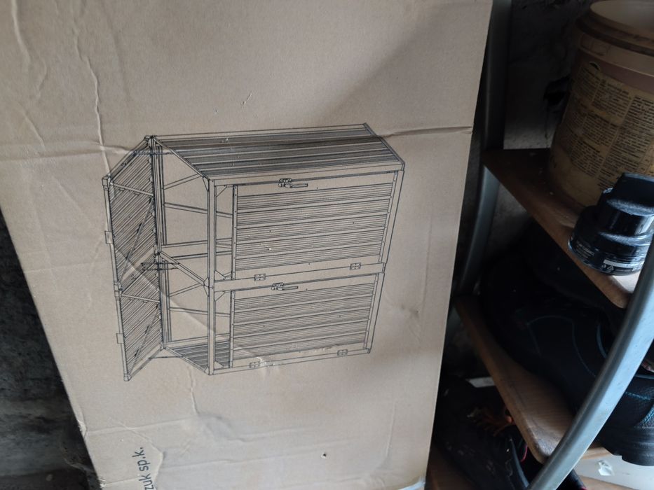 Obudowa pojemników na smieci 2x240l