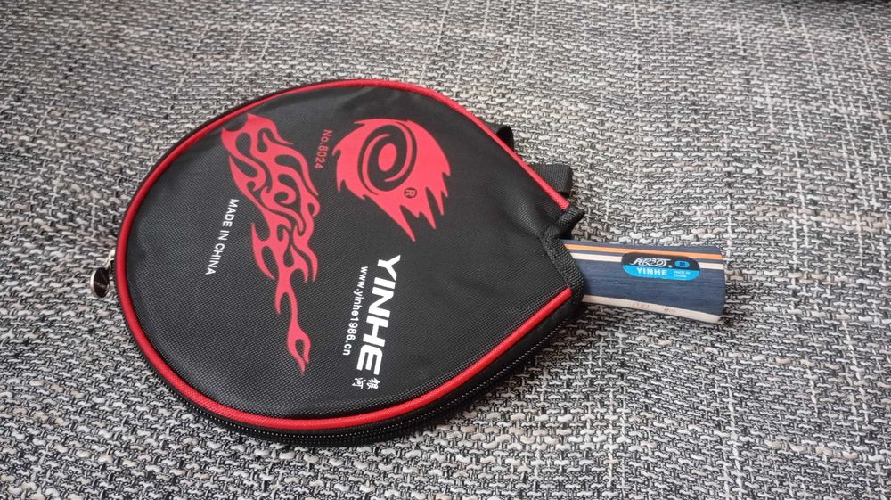 Pokrowiec na rakietkę do tenisa stołowego Sferyczny Czarny - Nowy