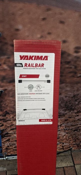 Yakima Bagaznik bazowy (belki na dach) RailBar S56Y na reling tradycyjny
