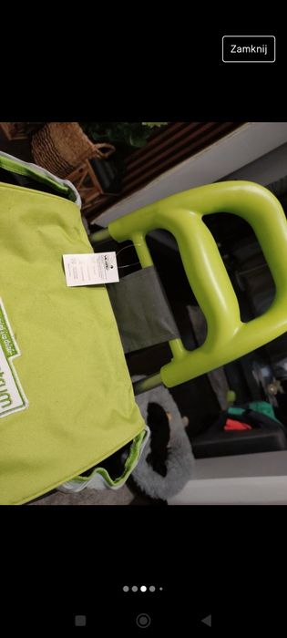 Duża torba zakupowa na kółkach nowa