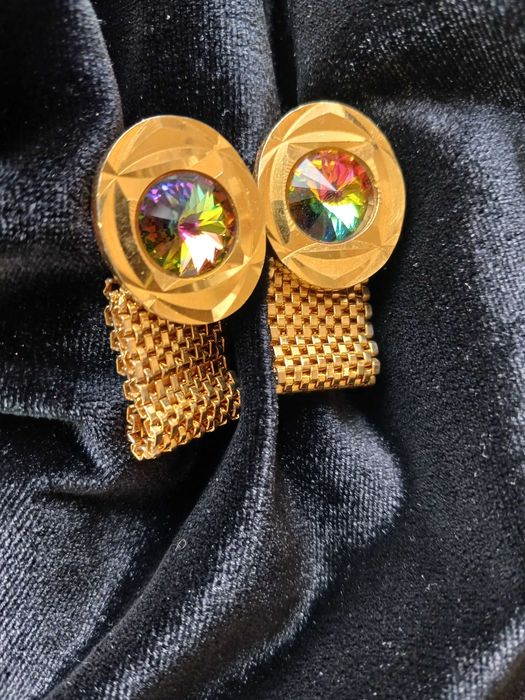 Запонки позолоченые