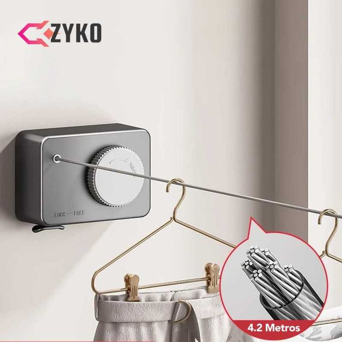 Estendal de roupa com 4m que aguenta com mais de 20 KG