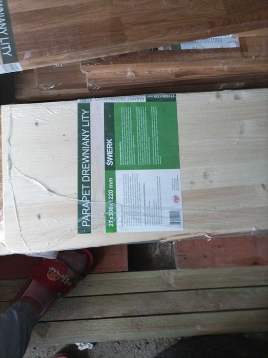 Parapety drewniane