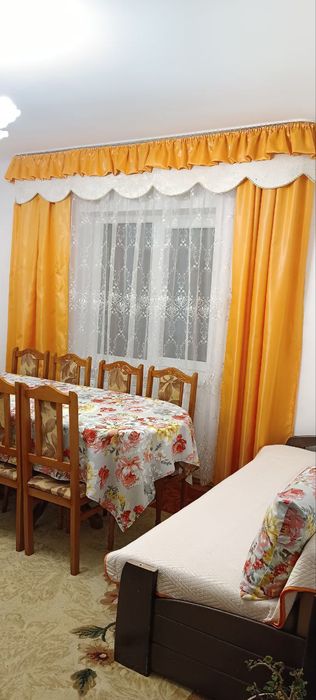 Штори на вікно, гардини, ламбрикен, фіранки, тканина монорей.