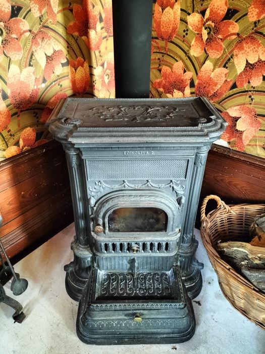 Tubo em cobre para Salamandra antiga