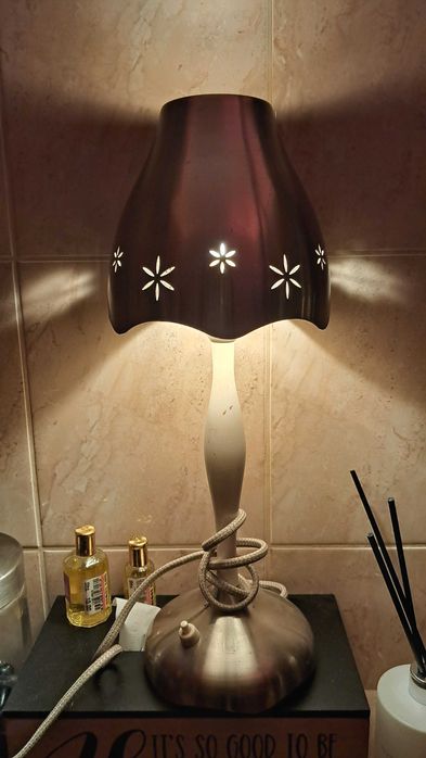 Lampka Nocna Ikea lata 90 chrom gwiazdy B0210