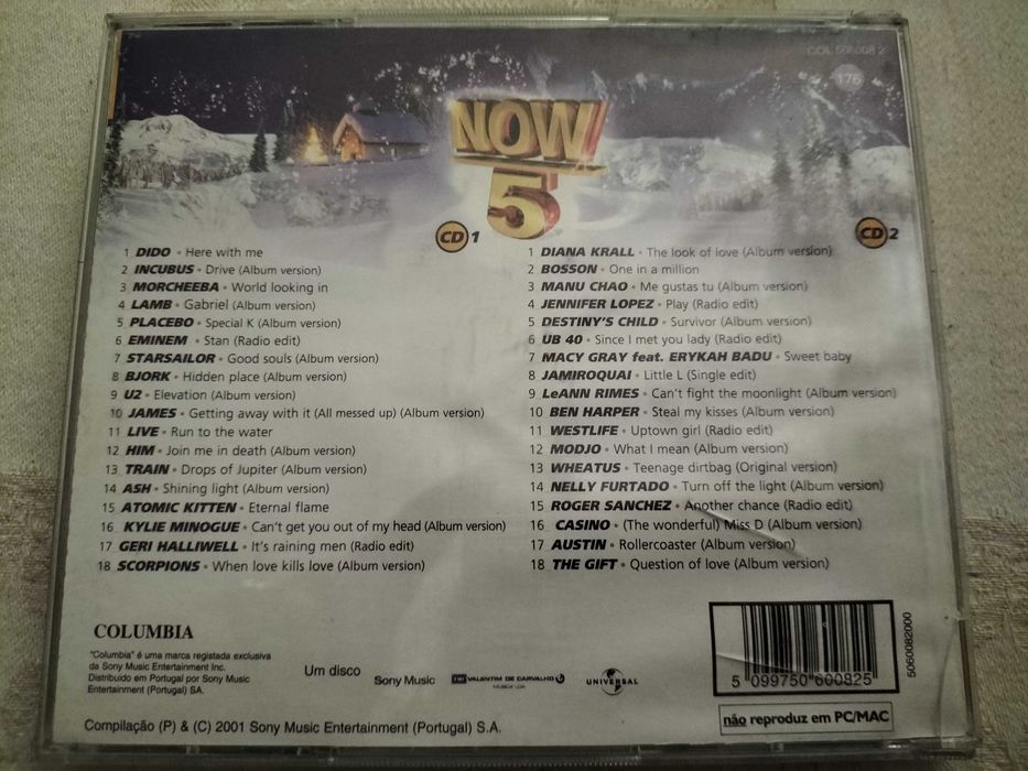 CD Now 5 em ótimo estado.