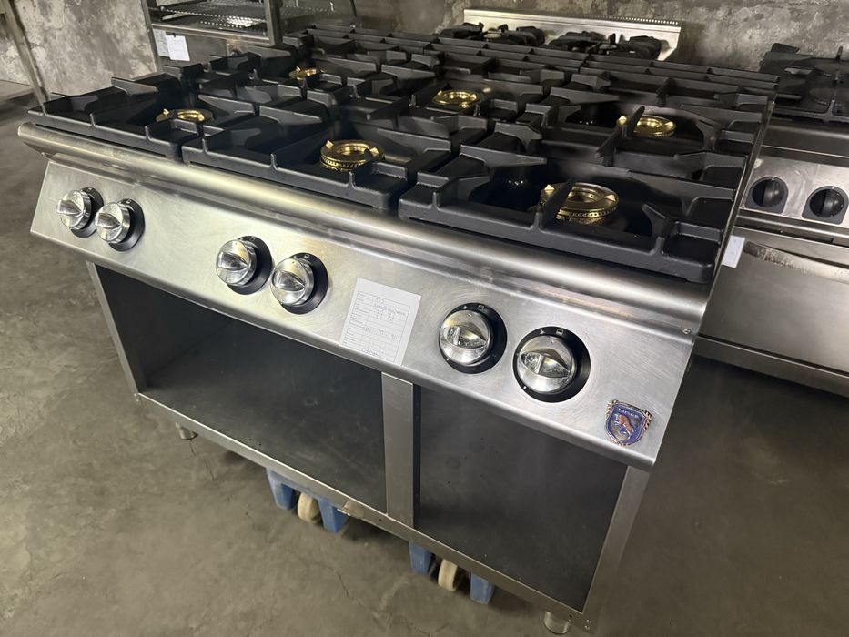 Fogão industrial Virtus  6 Queimadores a gaz botija