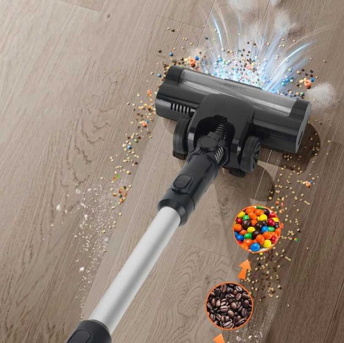 ODKURZACZ BEZPRZEWODOWY Lekki Ręczny Pionowy 6w1 + 3 Głowice (-20%)