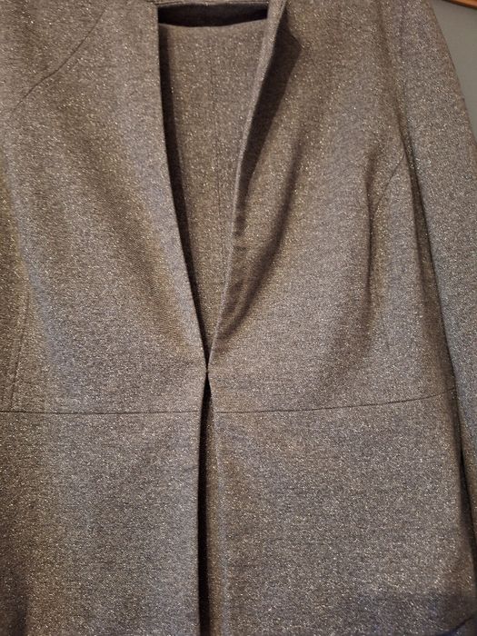 Srebrny komplecik karnawałowo - wyjściowy  42