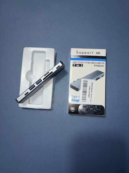 Adaptador USB-C 7 em 2