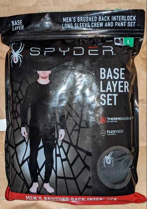 Мужское термобелье Spyder комплект размер L