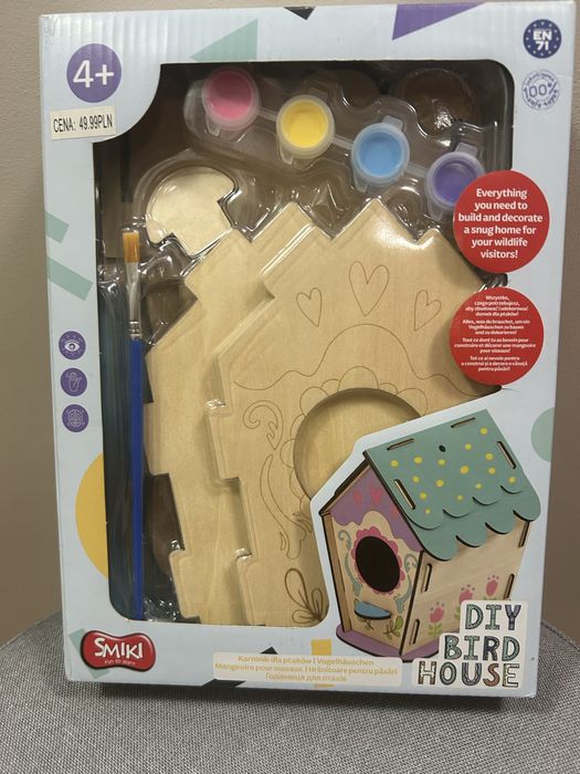 Karmnik dla ptaków smiki, do złożenia przez dziecko