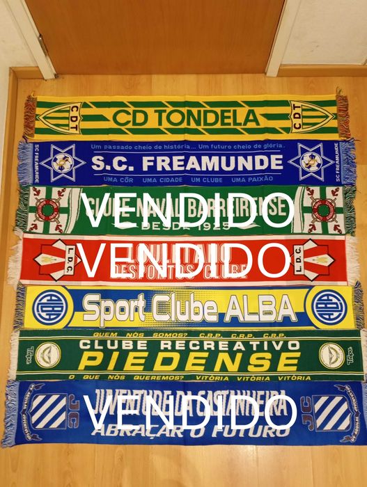 Cachecol - vários clubes de futebol nacionais novos, pede o teu!