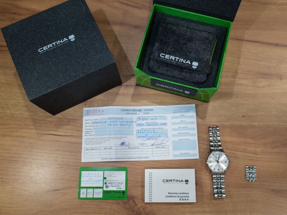 ЗНИЖКА!!! Годинник Certina DS Caimano / Швейцарские мужские часы