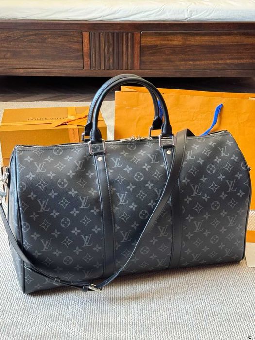 Louis Vuitton  Keepall 50,45 мужская сумка спортивная дорожная унисекс