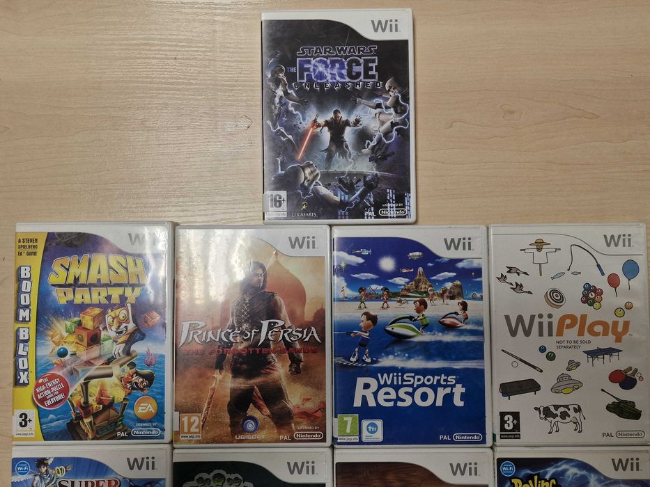 Wii zestaw gier 13szt call of duty 3 fifa Prince of Persia Star Wars