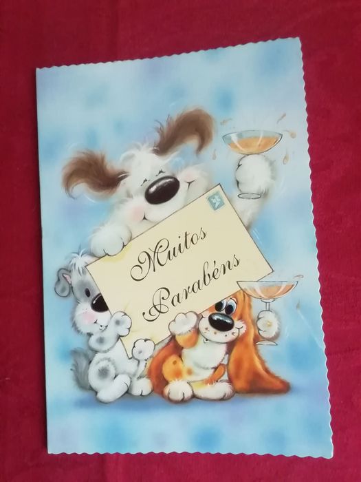 Postal de aniversário Edições Artemcor