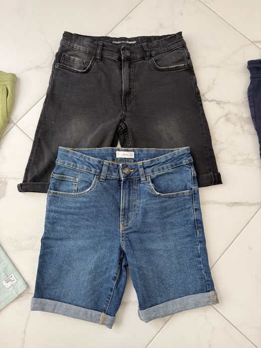 Шорти джинсові zara mango 146 152 10 11 h&m шорты