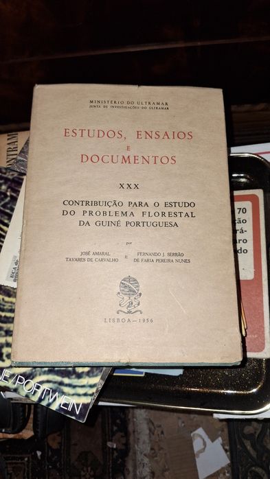 Estudos ensaios documentos Floresta fauna Guiné Bissau ultramar