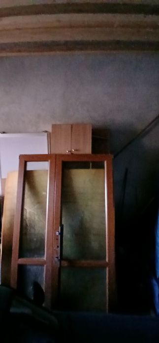 Висота 227,на 139см.Колір золотий   дуб.Рама пошкоджена.