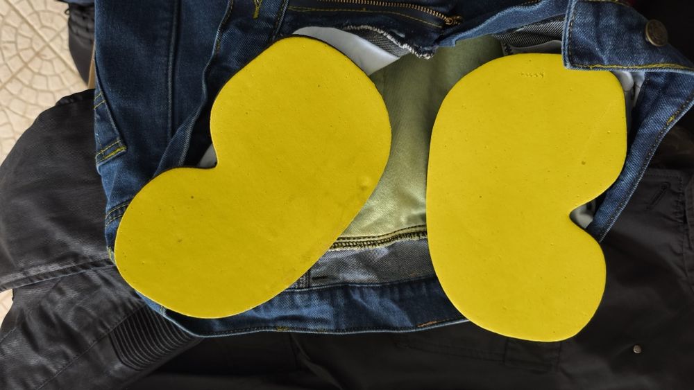 Calças para moto com proteção