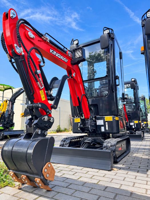 NOWA MINIKOPARKA Kingway YAMA H12K RAMIĘ Skrętne 3 Łyżki System STICK Steer